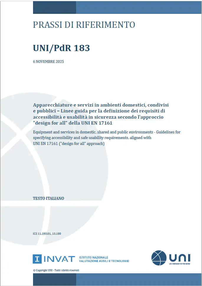UNI/PdR 183:2025